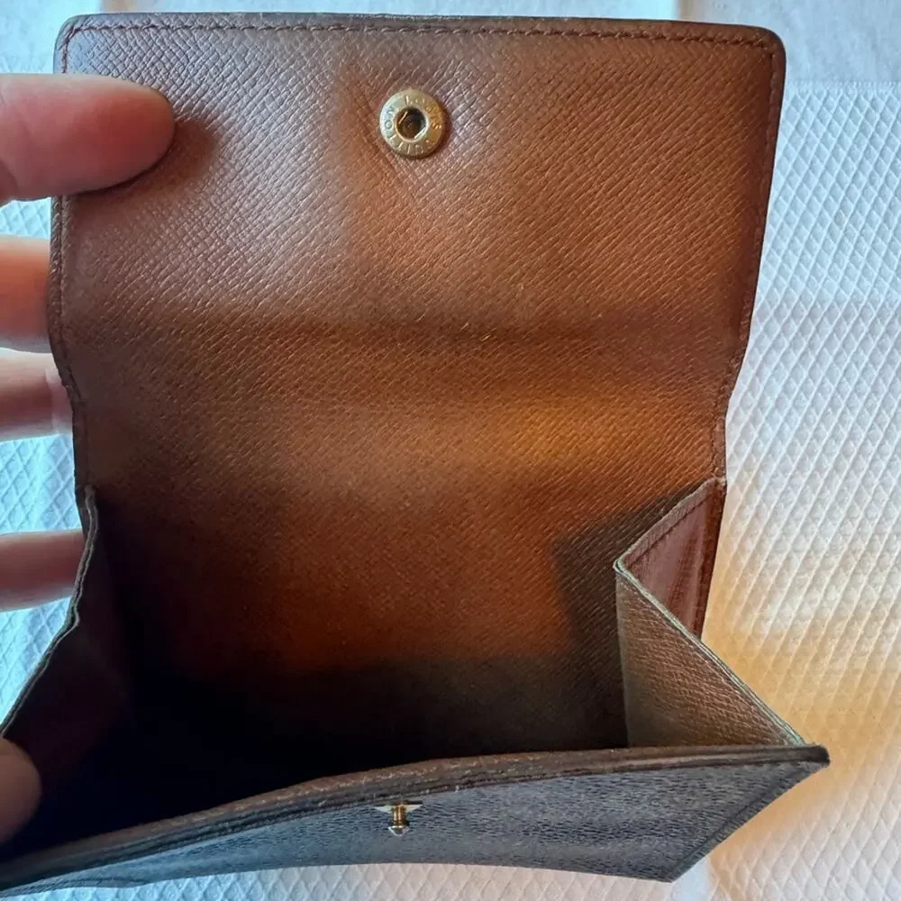 LV double snap Elise wallet billfold vintage monogram